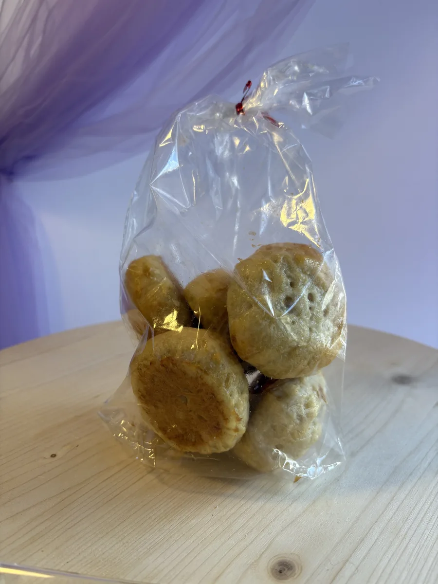 Fresh classic pandesal — soft Filipino bread rolls baked daily at Bheyker's Choice Calgary