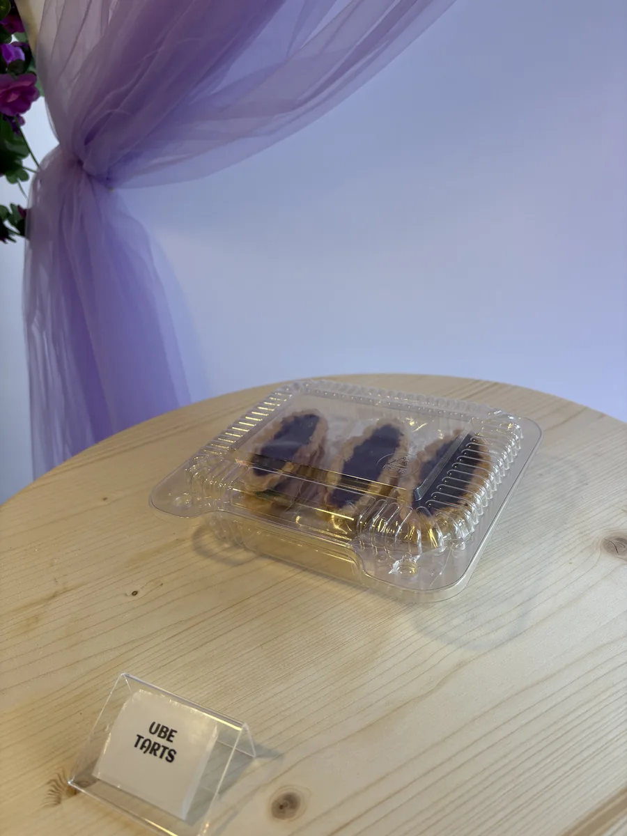 Ube Torts — dark velvety ube tarts at Bheyker's Choice NE Calgary